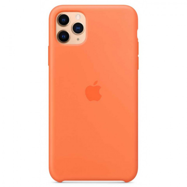 Чехол Apple iPhone 11 Pro Silicone Сase - Kumquat (Original copy)