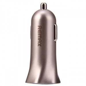 Автомобильное зарядное устройство Remax 2USB 2.4A Gold (RCC204)