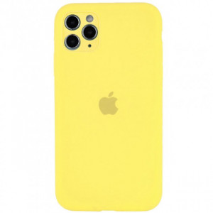 Чехол Apple iPhone 11 Pro Max Silicone Сase Full Protective (Copy AA) - Canary Yellow
