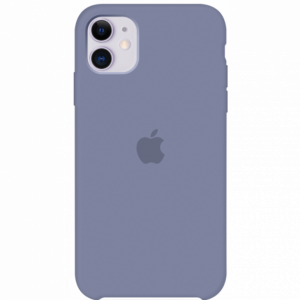 Чехол Apple iPhone 11 Silicone Сase - Lavander Gray (Original copy)