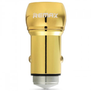 Автомобильное зарядное устройство Remax 2.4A 2-USB (Gold) (RCC205)