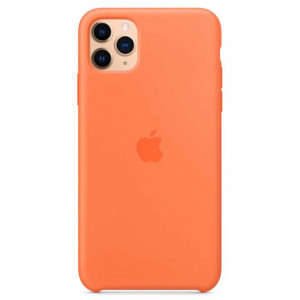 Чехол Apple iPhone 11 Pro Silicone Сase - Kumquat (Original copy)