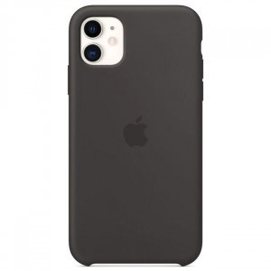 Чехол Apple iPhone 11 Silicone Case - Black (MWVU2)