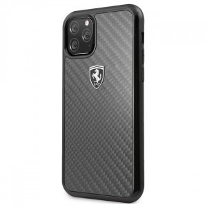 Чехол Ferrari Carbon Hard Case Heritage for iPhone 11 Pro - Black