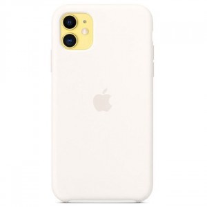 Чехол Apple iPhone 11 Silicone Сase - White (Original copy)