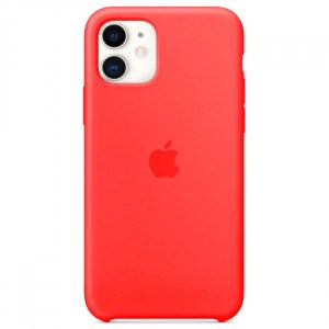 Чехол Apple iPhone 11 Silicone Сase - Coral (Original copy)