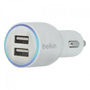 Автомобильное зарядное устройство Belkin 2.1A 2-USB (White) (F8J110QE04)
