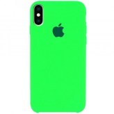 Чехол Apple iPhone XS Silicone Case Neon Green (Original copy)