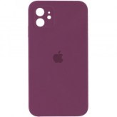 Чехол Apple iPhone 11 Silicone Сase Full Camera Protective - Maroon (Original copy)
