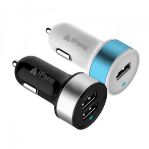 Автомобильное зарядное устрройство iFans USB 3,1A (RD716675742) White