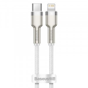 Кабель Baseus Cafule Series Metal Type-C to Lightning PD 20W (1m) - White