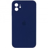 Чехол Apple iPhone 11 Silicone Сase Full Camera Protective - Midnight Blue (Original copy)