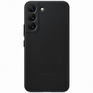 Samsung Чехол Leather Cover для смартфона Galaxy S22 (S901) Black