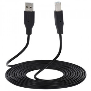 Кабель принтера 2E USB 2.0 (AM/BM) DSTP 3m Black