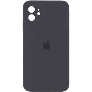 Чехол Apple iPhone 11 Silicone Сase Full Camera Protective - Dark Grey (Original copy)
