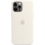 Чехол для iPhone 12 Pro Max Silicone Case with MagSafe - White (MHLE3), отзывы, цены | Фото 4