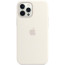 Чехол для iPhone 12 Pro Max Silicone Case with MagSafe - White (MHLE3), отзывы, цены | Фото 3