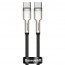 Кабель Baseus Cafule Series Metal Type-C to Type-C 100W (1m)  - Black, отзывы, цены | Фото 4
