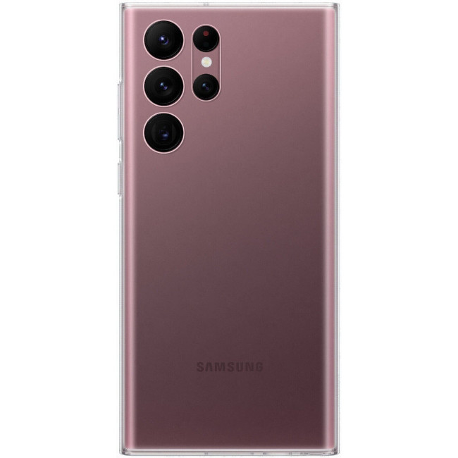 Чехол Samsung Clear Cover для смартфона Galaxy S22 Ultra (S908) Transparency [EF-QS908CTEGRU]