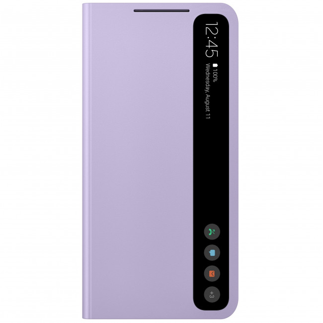 Чехол Samsung Clear View Cover для смартфона Galaxy S21 FE (G990) Lavender [EF-ZG990CVEGRU]