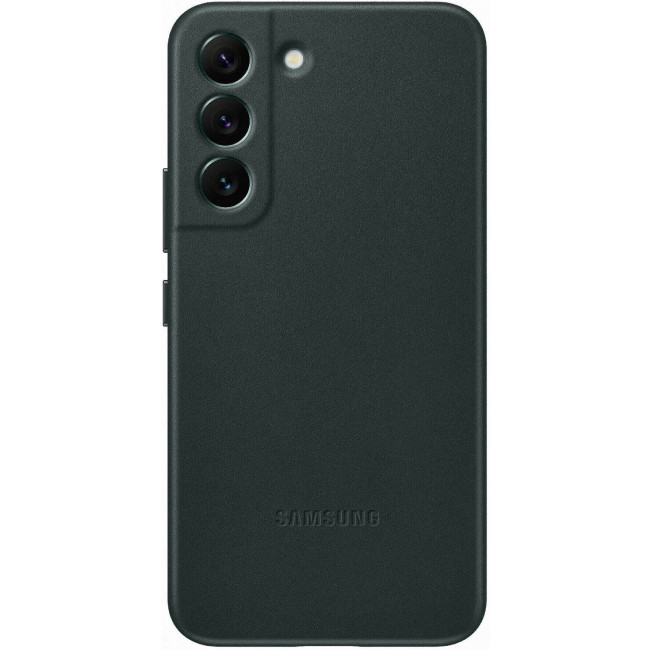 Чехол Samsung Leather Cover для смартфона Galaxy S22 (S901) Forest Green [EF-VS901LGEGRU]