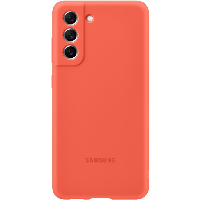 Чехол Samsung Silicone Cover для смартфона Galaxy S21 FE (G990) Coral [EF-PG990TPEGRU]