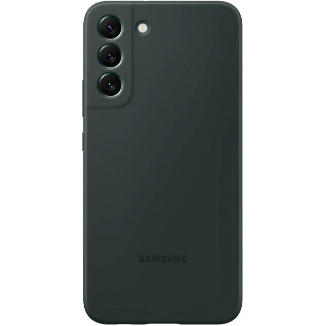 Чехол Samsung Silicone Cover для смартфона Galaxy S22+ (S906) Forest Green [EF-PS906TGEGRU]