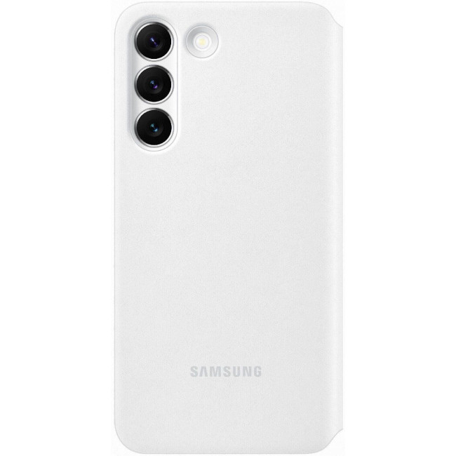 Чехол Samsung Smart Clear View Cover для смартфона Galaxy S22 (S901) White [EF-ZS901CWEGRU]