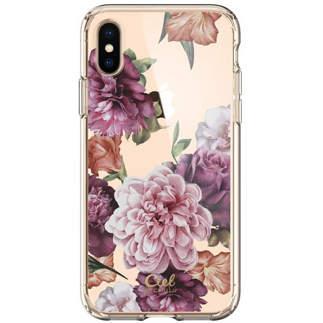 Чехол Spigen для iPhone XS/X CYRILL Cecile, Rose Floral