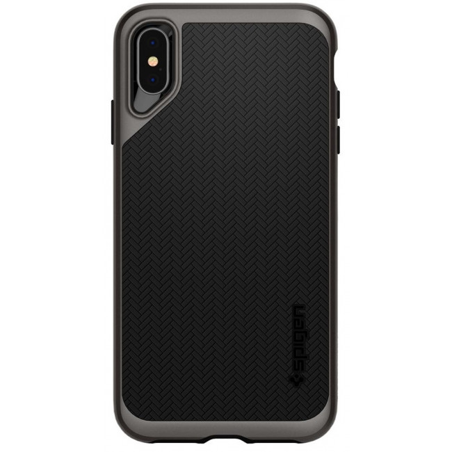 Чехол Spigen для iPhone XS Max Neo Hybrid Gunmetal