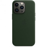 Чехол Apple iPhone 13 Pro Max Leather Case with MagSafe - Sequoia Green (MM1Q3)