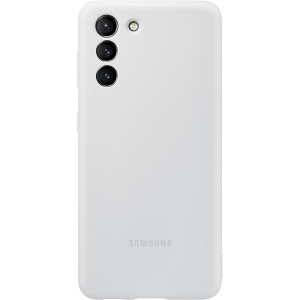 Чехол Samsung S21 Silicone Cover Light Gray