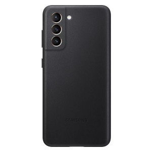 Чехол Samsung S21 Leather Cover Black