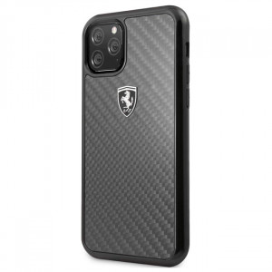 Чехол Ferrari Carbon Hard Case Heritage for iPhone 11 Pro - Black