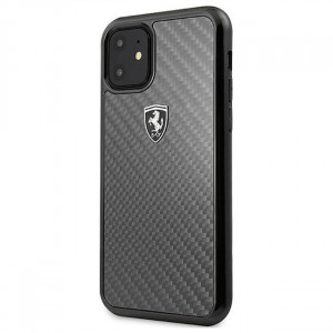 Чехол Ferrari Carbon Hard Case Heritage for iPhone 11 Pro Max - Black