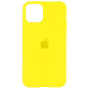 Чехол Apple iPhone 11 Silicone Сase Full Protective (Copy AA) - Neon Yellow