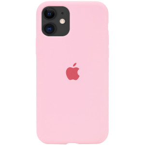 Чехол Apple iPhone 11 Silicone Сase Full Protective (Copy AA) - Light Pink