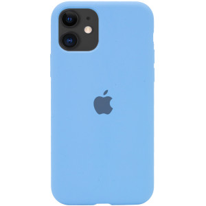 Чехол Apple iPhone 11 Silicone Сase Full Protective (Copy AA) - Cornflower