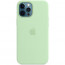 Чехол Apple iPhone 12 Pro Max Silicone Case (1:1 original) - Pistachio, відгуки, ціни | Фото 2