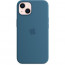 Чехол Apple iPhone 13 mini Silicone Case with MagSafe - Blue Jay (MM1Y3) , відгуки, ціни | Фото 4