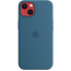 Чехол Apple iPhone 13 mini Silicone Case with MagSafe - Blue Jay (MM1Y3) , відгуки, ціни | Фото 5