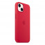 Чехол Apple iPhone 13 mini Silicone Case with MagSafe - Product Red (MM233) , відгуки, ціни | Фото 3